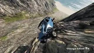 Can i survive this crash? -BeamNG DRIVE - Cliff