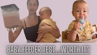 Baby Food Feeder Test | Healthy Baby Smoothie Recipe