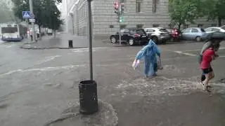 ливень и потоп в Ростове