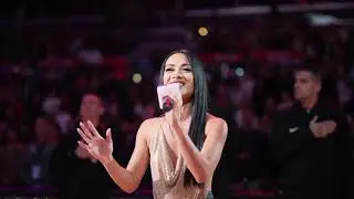 Jules Aurora - LA Clippers National Anthem LIVE @ Crypto Arena for Filipino Heritage Night