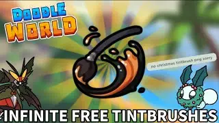 HOW TO GET INFINITE CHRISTMAS TINTBRUSHES IN DOODLE WORLD | DOODLE WORLD