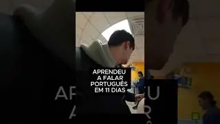 Gringo aprendeu a falar português em 11 dias com IA