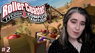 Making Coasters in the Wild West | Rollercoaster Tycoon 3 Episode 2