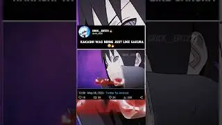 Sasuke quites kakashi 🔥⚡️
