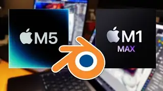 M1 Max vs M5 in Blender