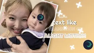 Text Animation Transition With Link / Alight Motion / Metavercity