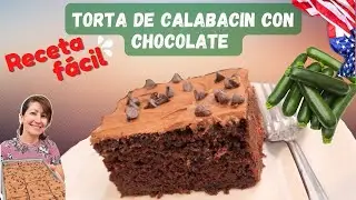 Receta Fácil y Rápida de Torta de Chocolate y Calabacín Irresistible!