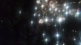 Салют в честь нового 2019 года на Олхинском плато