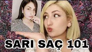 KAHVE SAÇTAN SARI SAÇA | KÜLLÜ SARI SAÇ NASIL BOYANIR? | Bölüm 2