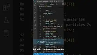 CSS Broken Glass Ball Particle Animation effects 