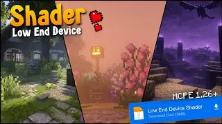 Best Low End Device Shader for Minecraft Pe 1.26 | Render Dragon Shader For MCPE 1.26 