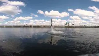 Flyboarding: First Dive Attempt... Fail