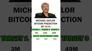 Michael Saylor Predicts Bitcoin's 2045 Price - How Much Profit from $1000?