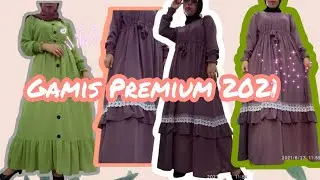 Gamis ceruty premium terbaru. Model rempel viral (2021)