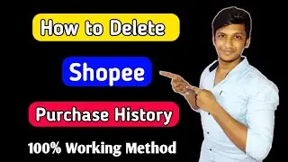 how to delete shopee purchase history
