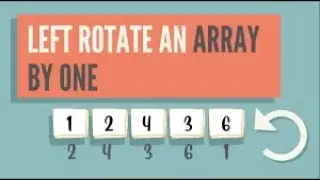 Left Rotate an Array by One | Quick Array Shift Tutorial 🚀
