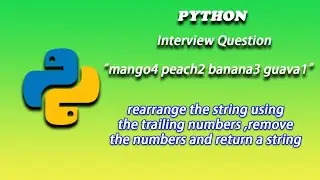 How to Answer this Python Interview Question