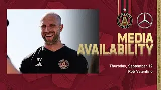Interim head coach Rob Valentino speaks to media members ahead of Nashville match