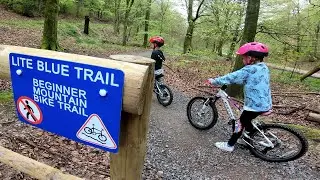 QE Country Park New Green Run is Great for Kids! The 'Wiggly Worm'.
