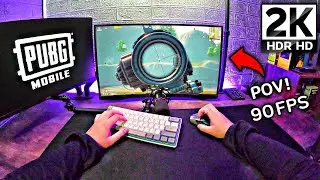 [POV] PUBG MOBILE EMULATOR ZERO RECOIL 90 FPS + HDR HD | KEYBOARD & MOUSE SOUND ASMR 😴 (GOPRO)