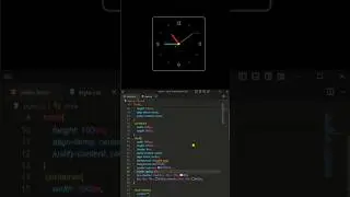 create #analog #clock using #html #css and #javascript । #javascriptproject