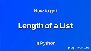 Python - Length of a List