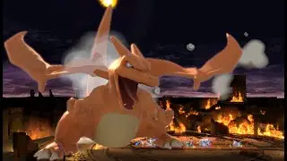SSBU: GIANT Growing Charizard (Every 30 seconds = Bigger)