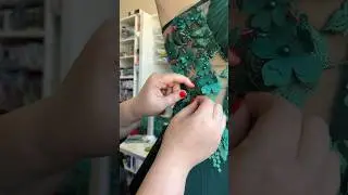 Making a green HOLIDAY dress in less than a day!