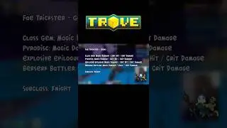 TROVE | Fae Trickster Build Guide in 10 seconds or less.. 