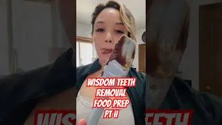 Wisdom Teeth Removal Food Prep PT 2! #wisdomteethremoval #wisdomteeth #foodpreparation #pudding