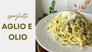 How To Cook Easiest Spaghetti Aglio e Olio! | Алио Олио Спагети с Чесън и Зехтин