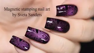 Magnetic Stamping Nail Art Tutorial