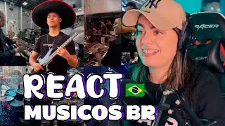 REAGINDO A MÚSICOS - ESSE REAGIANE SAIU DO CONTROLE 😂