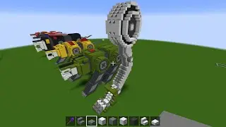 Minecraft Voltron Lion Force Green Lion Part 1