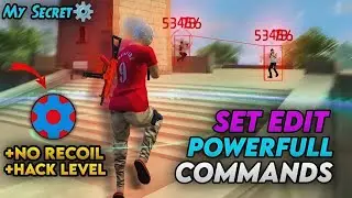 ✅ Increase 99.99% HEADSHOT 🥵 Rate By This Set EditCommands 🇧🇷 | Set Edit Free fire