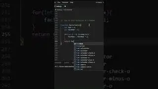 find factorial of a Number using 