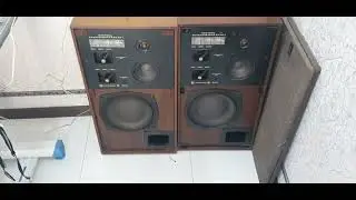 Радиотехника 35АС-201 бас тест.