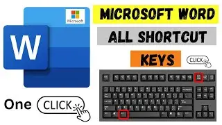 All MS Word Shortcut Keys in One Click | MS Word Shortcut Keys