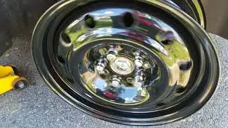 2018 Honda Accord EX testing fitment of steel wheels for winter tires.
