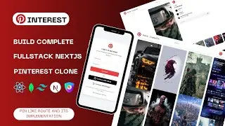 Fullstack Pinterest Clone with Next.js 14: NextAuth, MongoDB, & Advanced Features (Episode 13)
