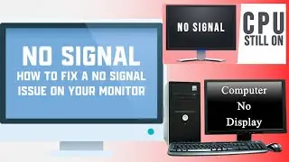 HOW TO FIX YOUR PC TURN ON /OFF FAN SPINNING NO SIGNAL