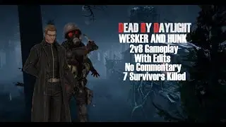 Dead By Daylight Wesker and Hunk 2v8 Gameplay [With Edits + No Commentary] Mother's Dweling