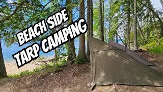 Tarp Shelters On The Beach