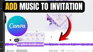 How To Add Music To Canva Invitation | Easy Step-by-Step Tutorial