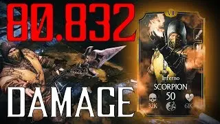 80.832 DAMAGE!!!!! INFERNO Scorpion VII + Epic WRATH HAMMER IV MKX mobile 1.10 iOS/Android