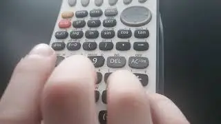 How to clear the screen casio fx-9750gii