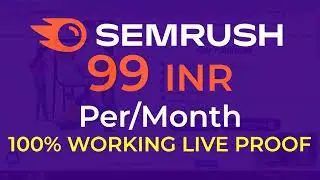 🔥 SEMrush Just 99inr Premium account 2022 | SEMrush by groupby seo tools | Cheapest SEMrush 2022