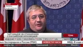 Таргамадзе об отношениях с российской оппозицией, эфир 14.02.2013 РБК
