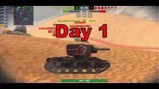 Playing only Kv2 till they remove smasher and annihilator -Day 1