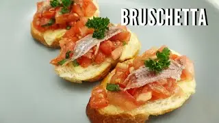 Bruschetta Italiana - Fácil, Rapido y Delicioso 🍅
